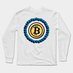 blockchain bitcoin do not trust verify Long Sleeve T-Shirt